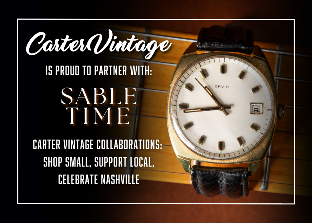 Supporting Local & Preserving Stories: Carter Vintage Guitars x Sable Time